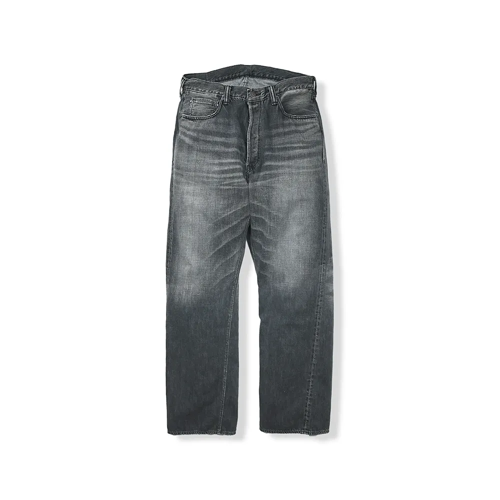 Selvedge Straight Wide Fit Men's Casual Jeans
