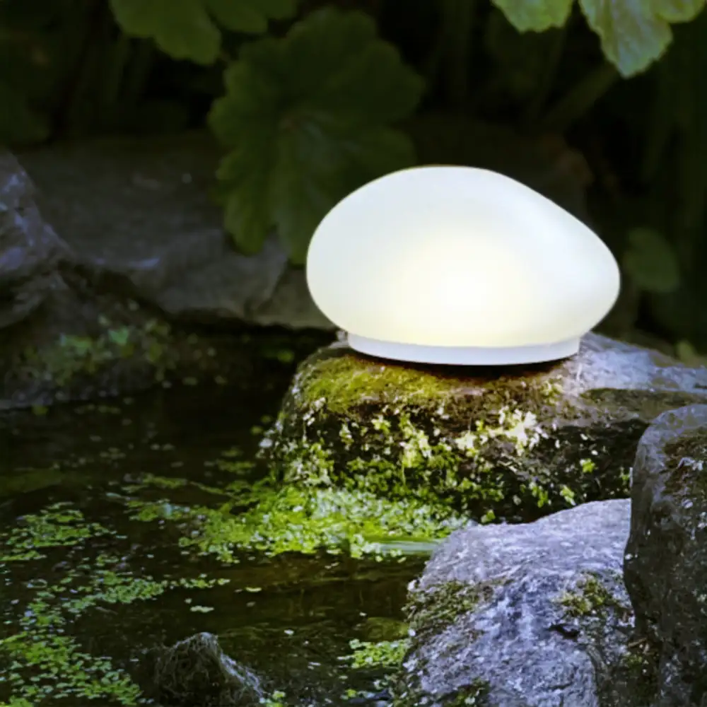 LED Solar Garden Rock Light