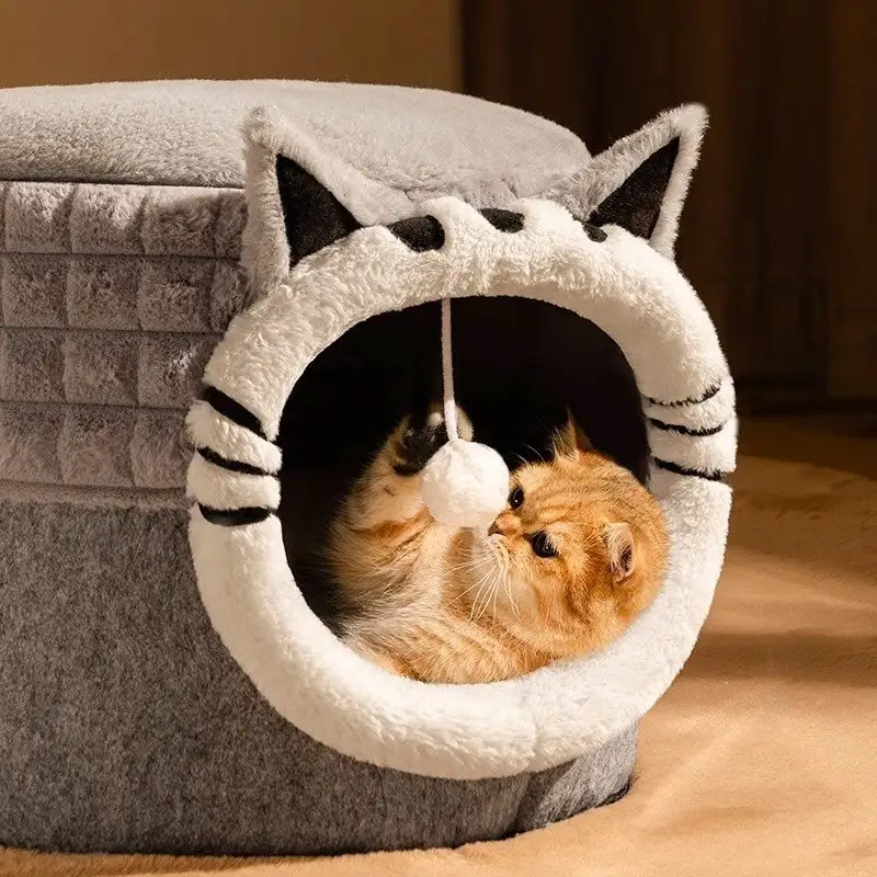 Enclosed Hideaway Cat Bed