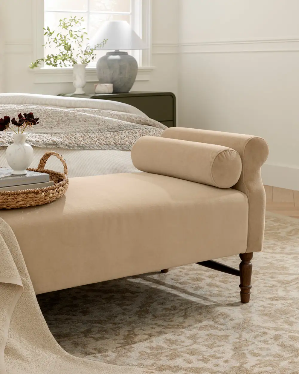Classic Linen Bench