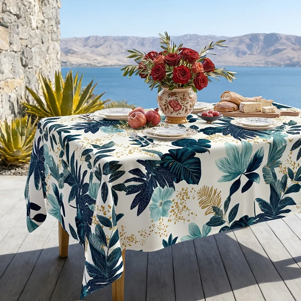 Tropical Leaf Tablecloth