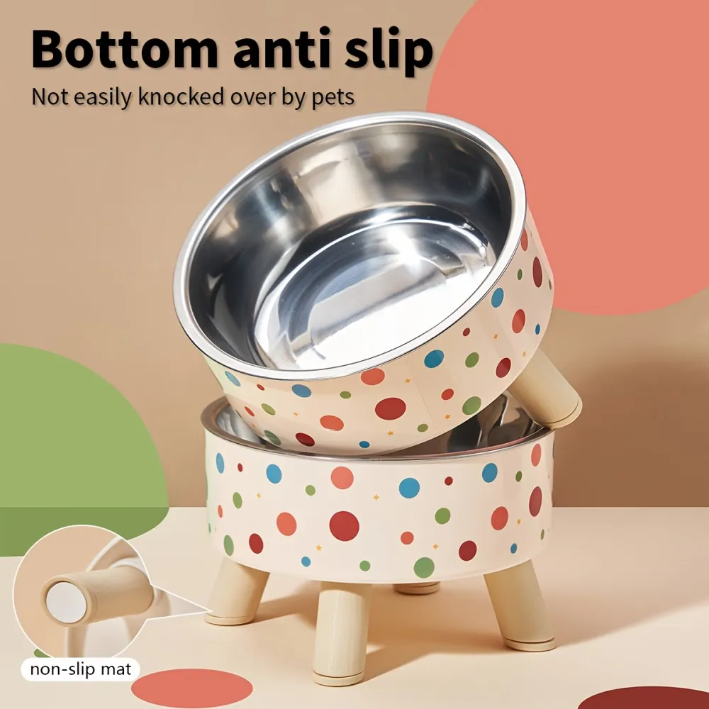Non-Slip Raised Pet Bowl