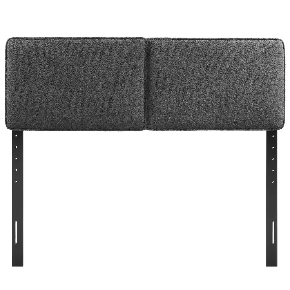 Boucle Fabric Headboard Refined Interior Design