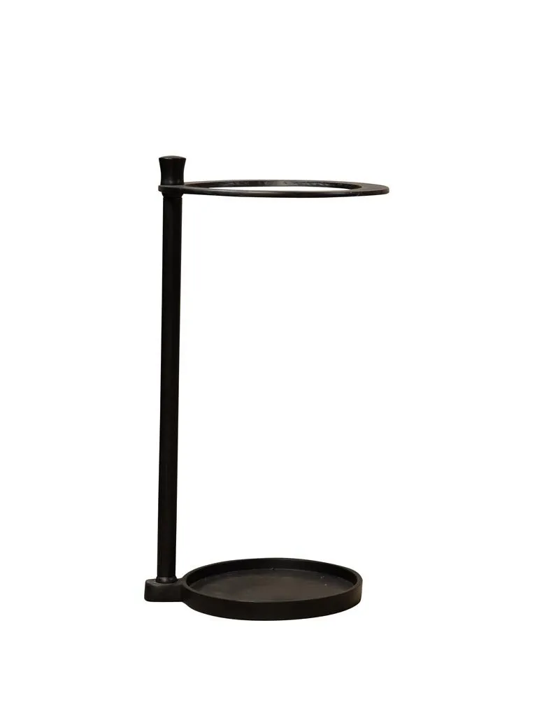Black Metal Umbrella Storage Stand