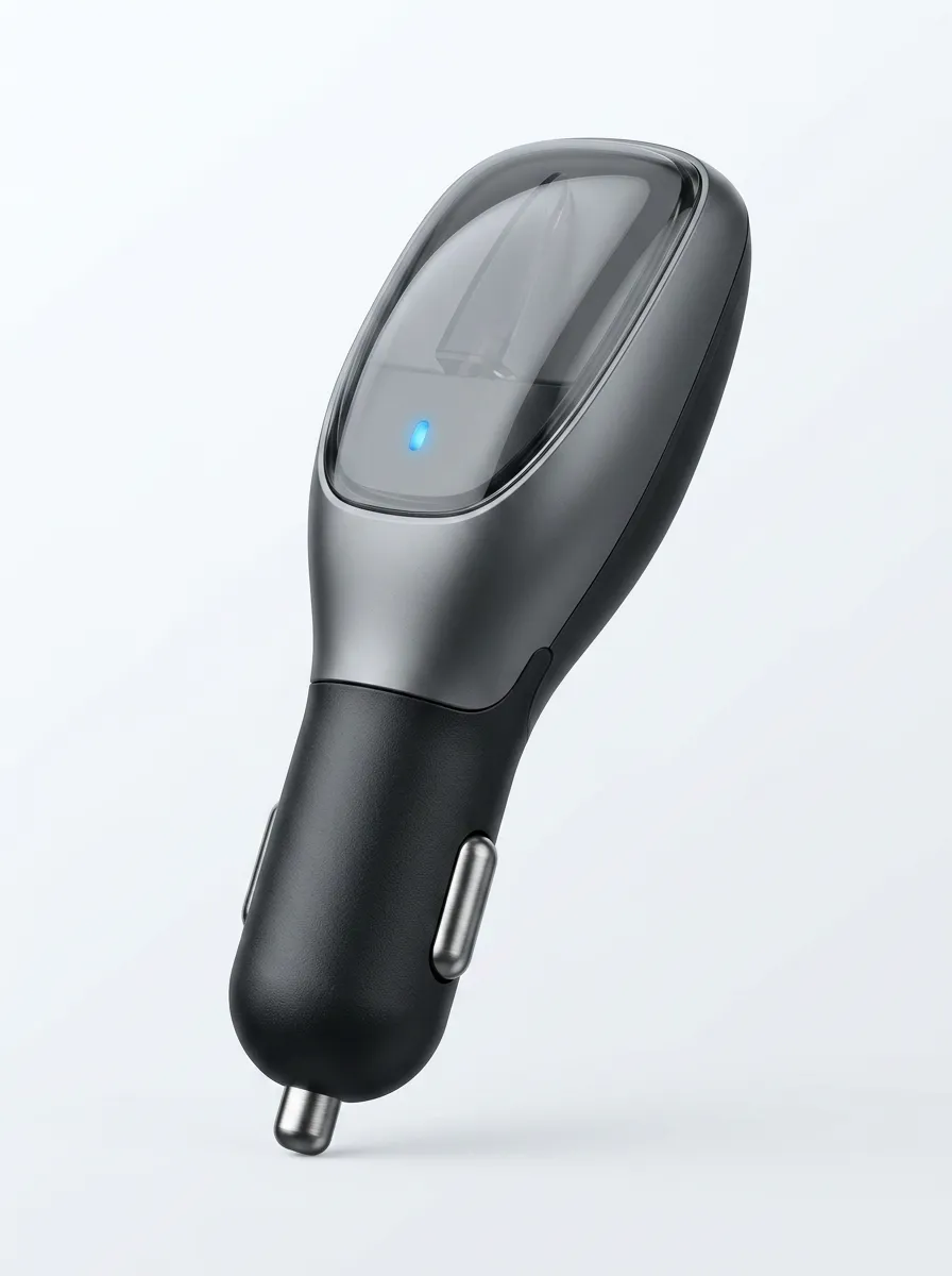 Car Fuel Saver Plug-In Accessory Featuring LED Indicator Plug-In Format