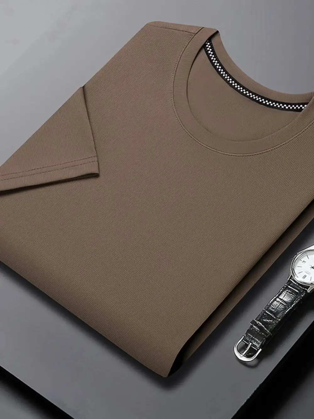 Loose Fit Short Sleeve Crew Neck Tee
