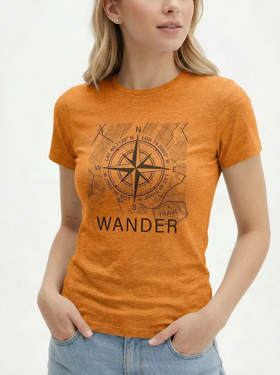 Travel Wander Compass T-Shirt