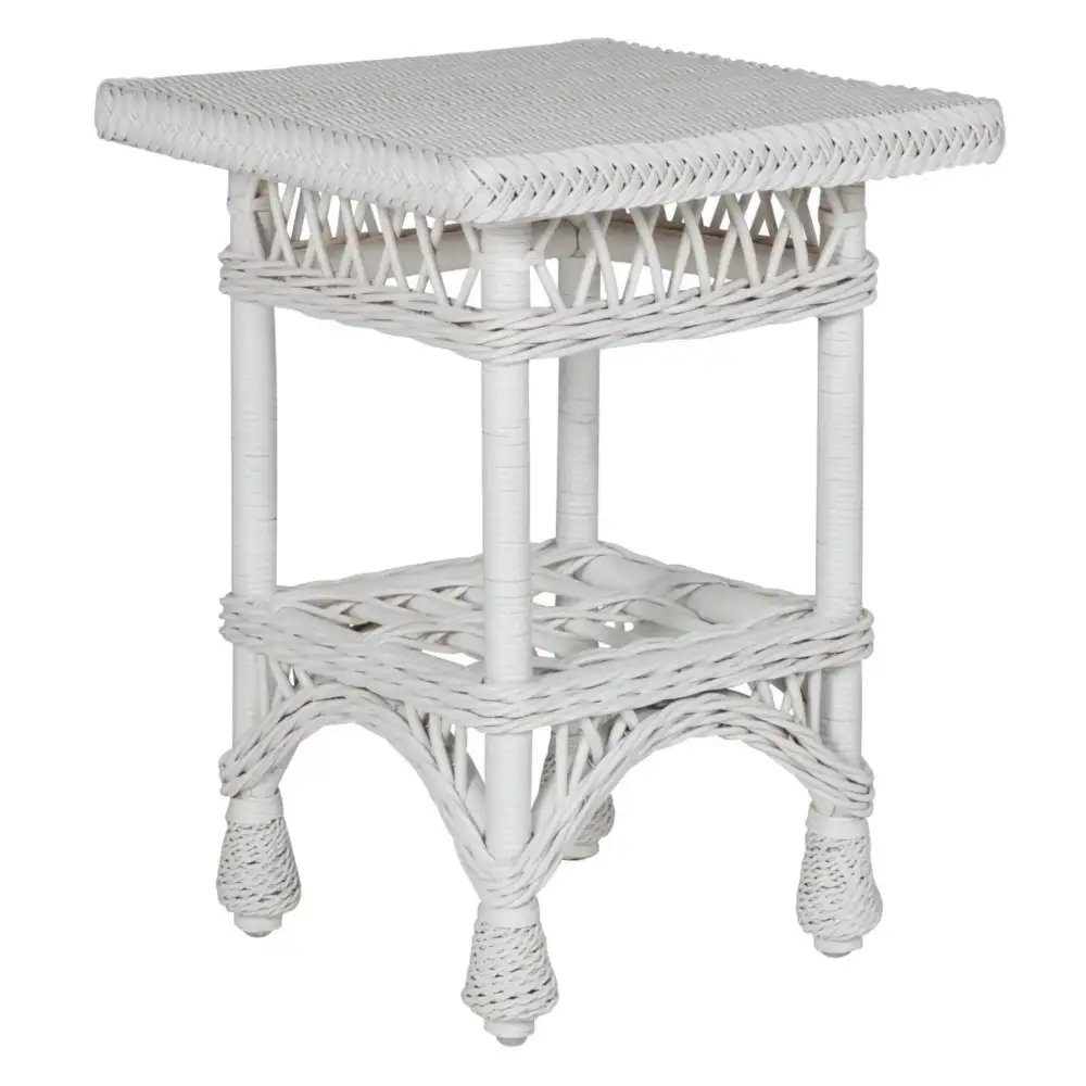 Modern Wicker Side Table
