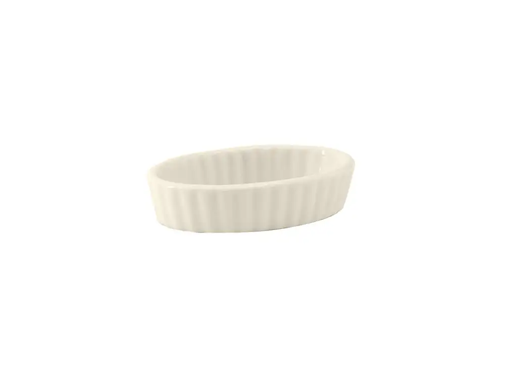 Table Ready Oval Fluted Souffle Dish