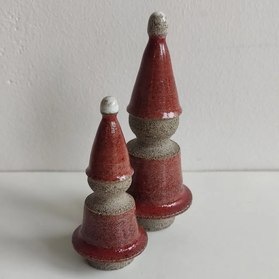 Handcrafted Ceramic Gnome Ornament