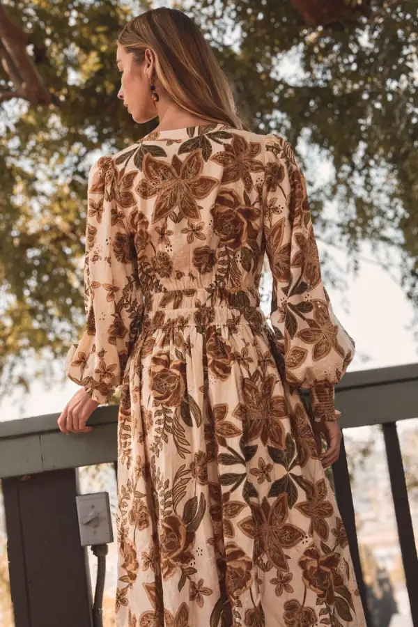Floral Long Sleeve Dress