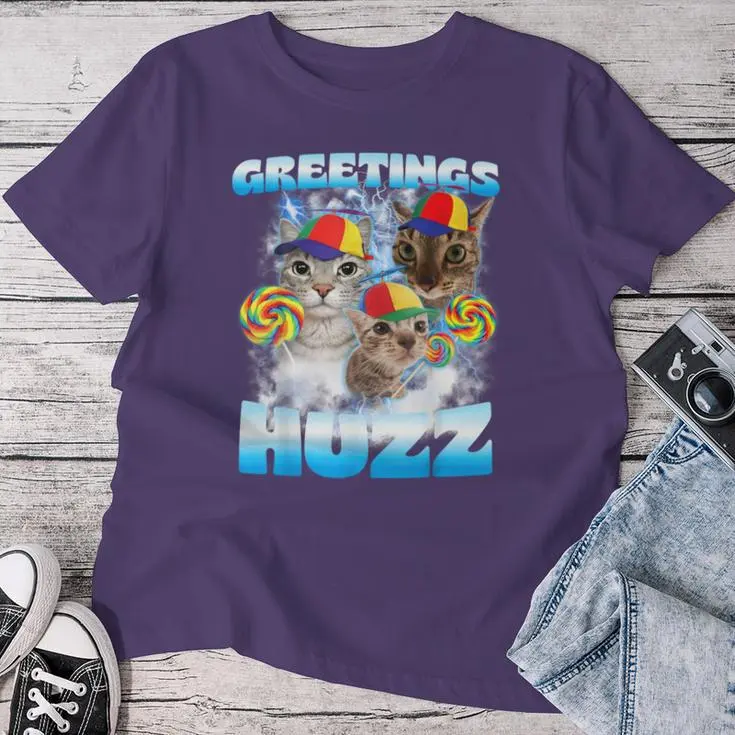 Cat Meme Greetings T-shirt