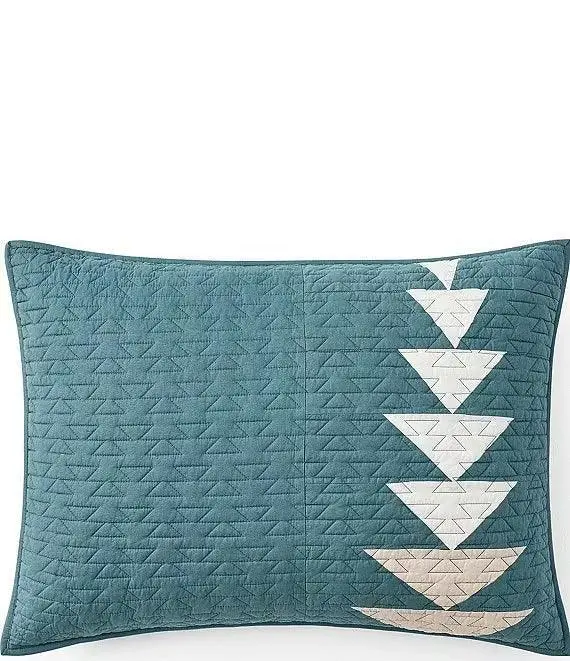 Simple Quilted Geometric Quilt Set