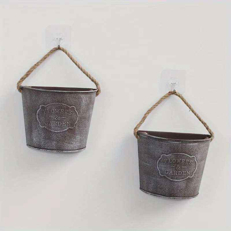 1 Pcs Vintage Metal Wall Planter