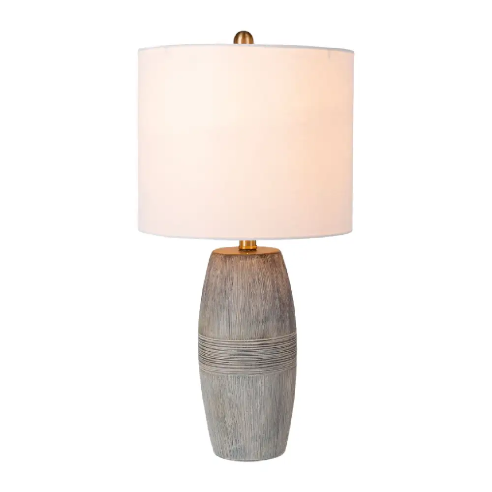 Glazed Modern Ceramic Metal Table Lamp