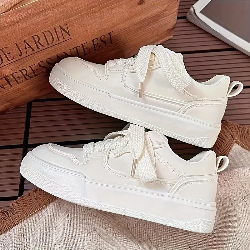 Platform Low Lace Up Sneakers Soft Touch