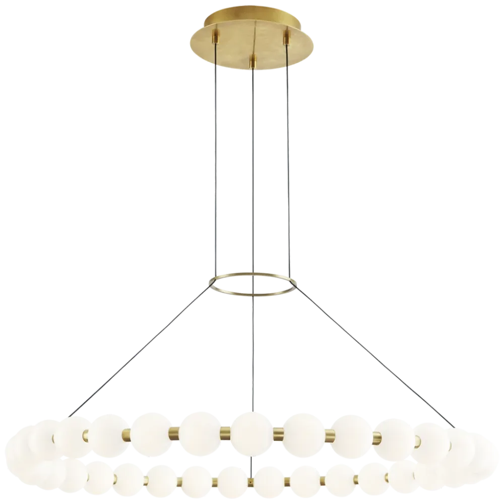Frosted Glass Integrated Chandelier
