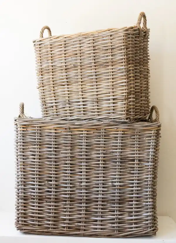 Rectangular Rattan Baskets
