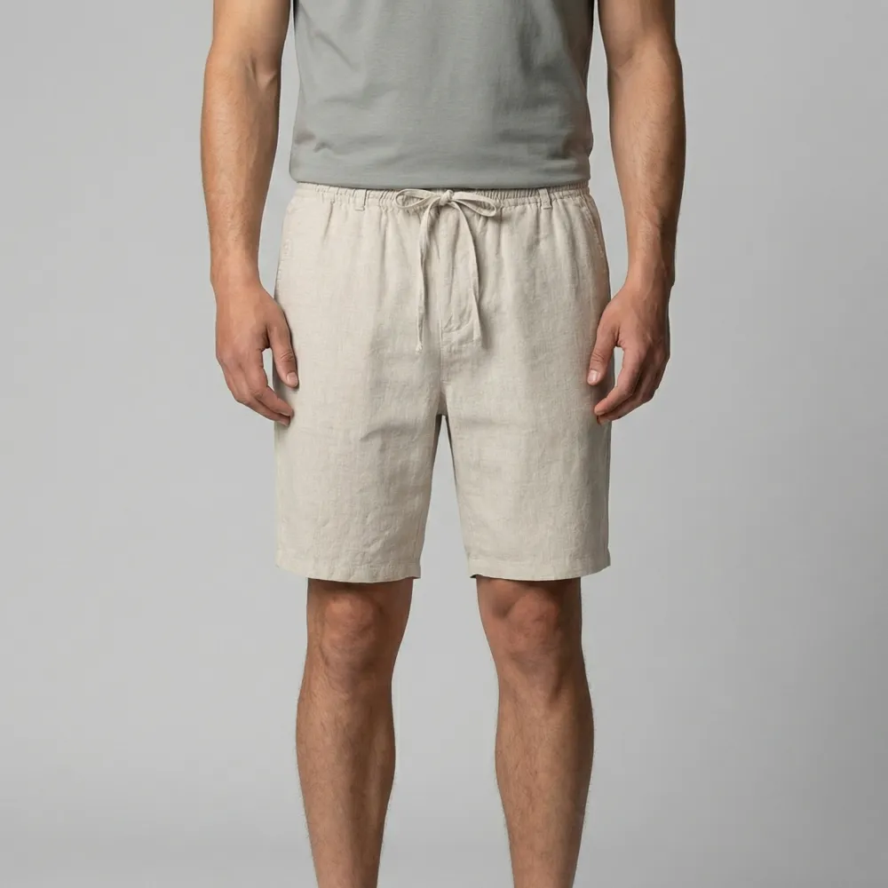 Workday Linen Shorts
