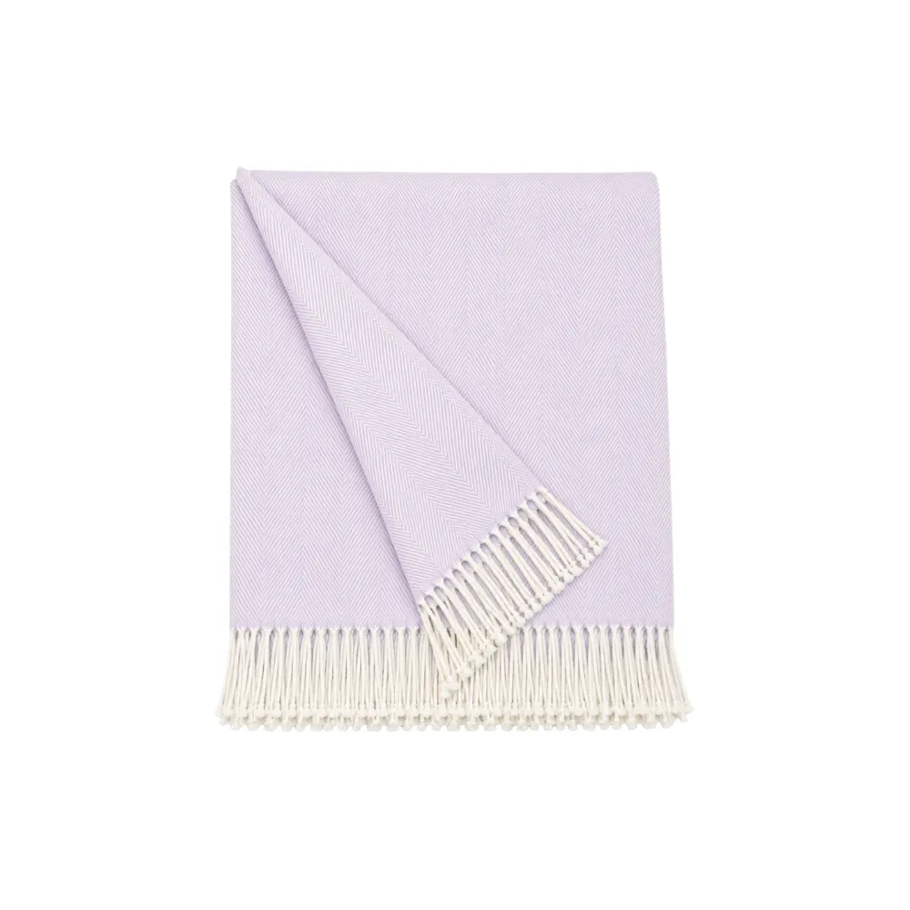 Year-Round Soft Herringbone Blanket