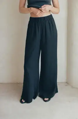 Signature Linen Relaxed Pants