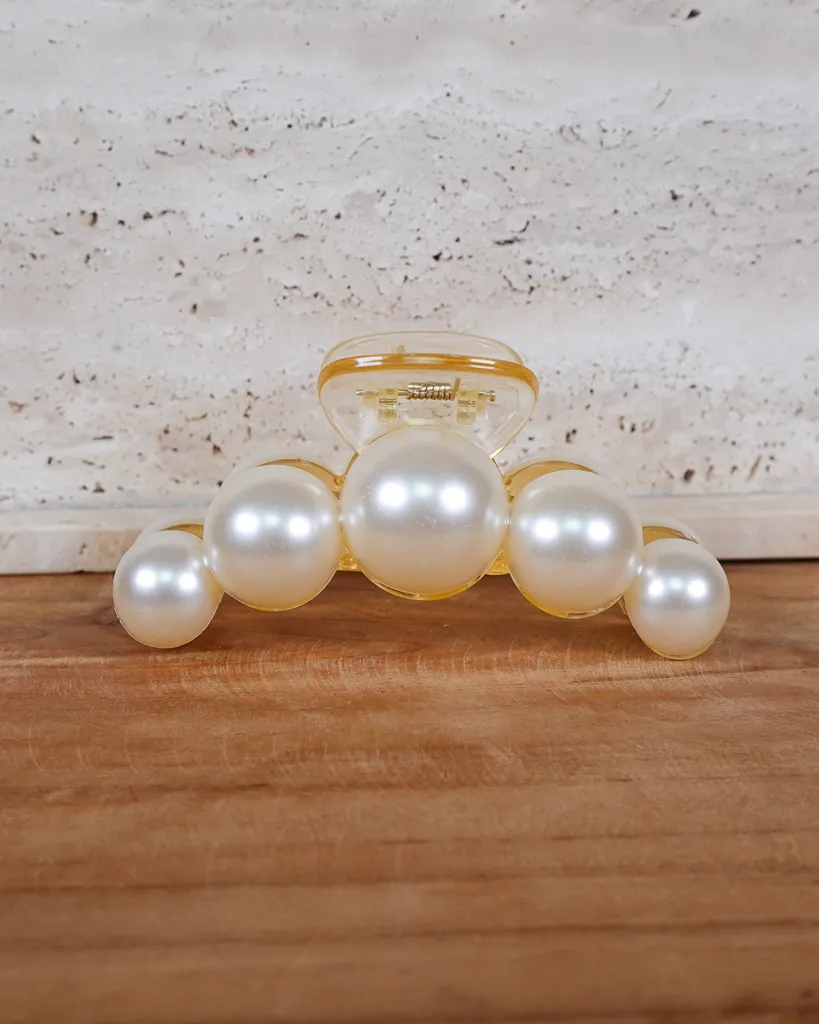 Contour Pearl Accent Hair Clip
