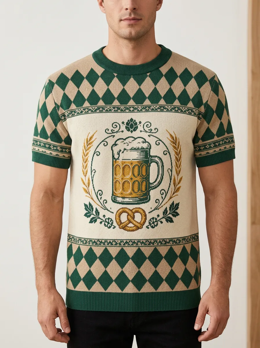 Bavarian Inspired Knit Graphic Tee
