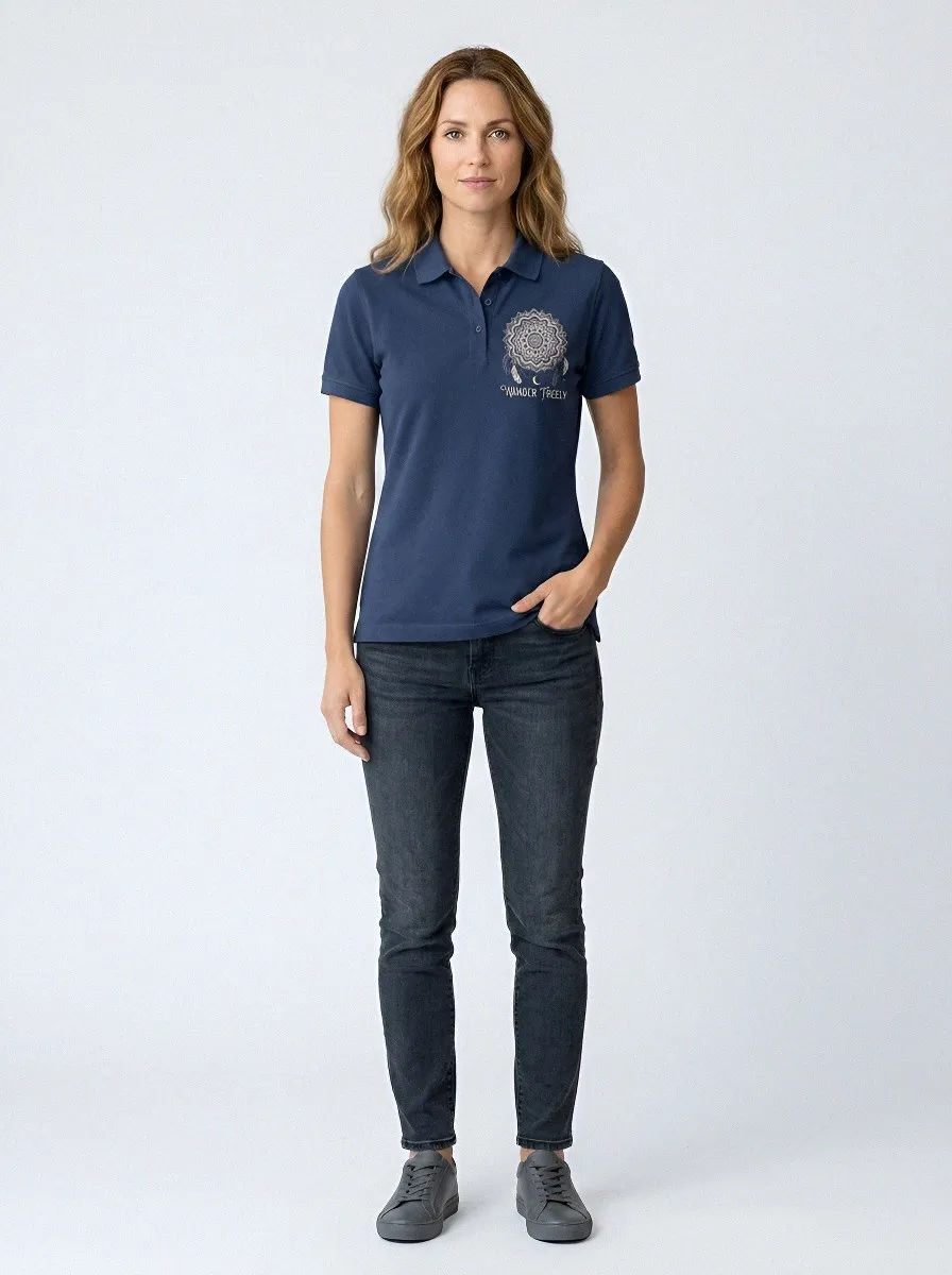 Wander Celestial Mandala Polo Shirt