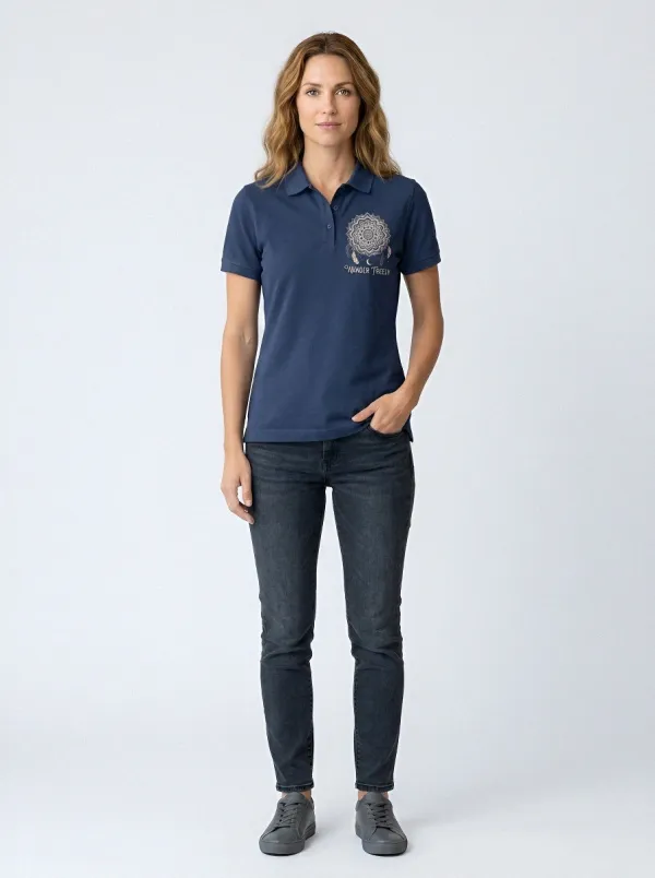 Wander Celestial Mandala Polo Shirt