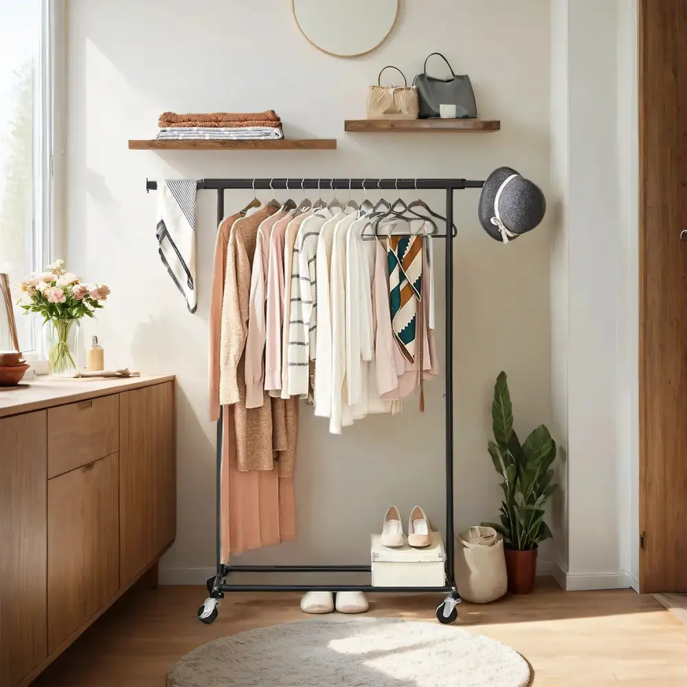 High Capacity Adjustable Clothes Rail