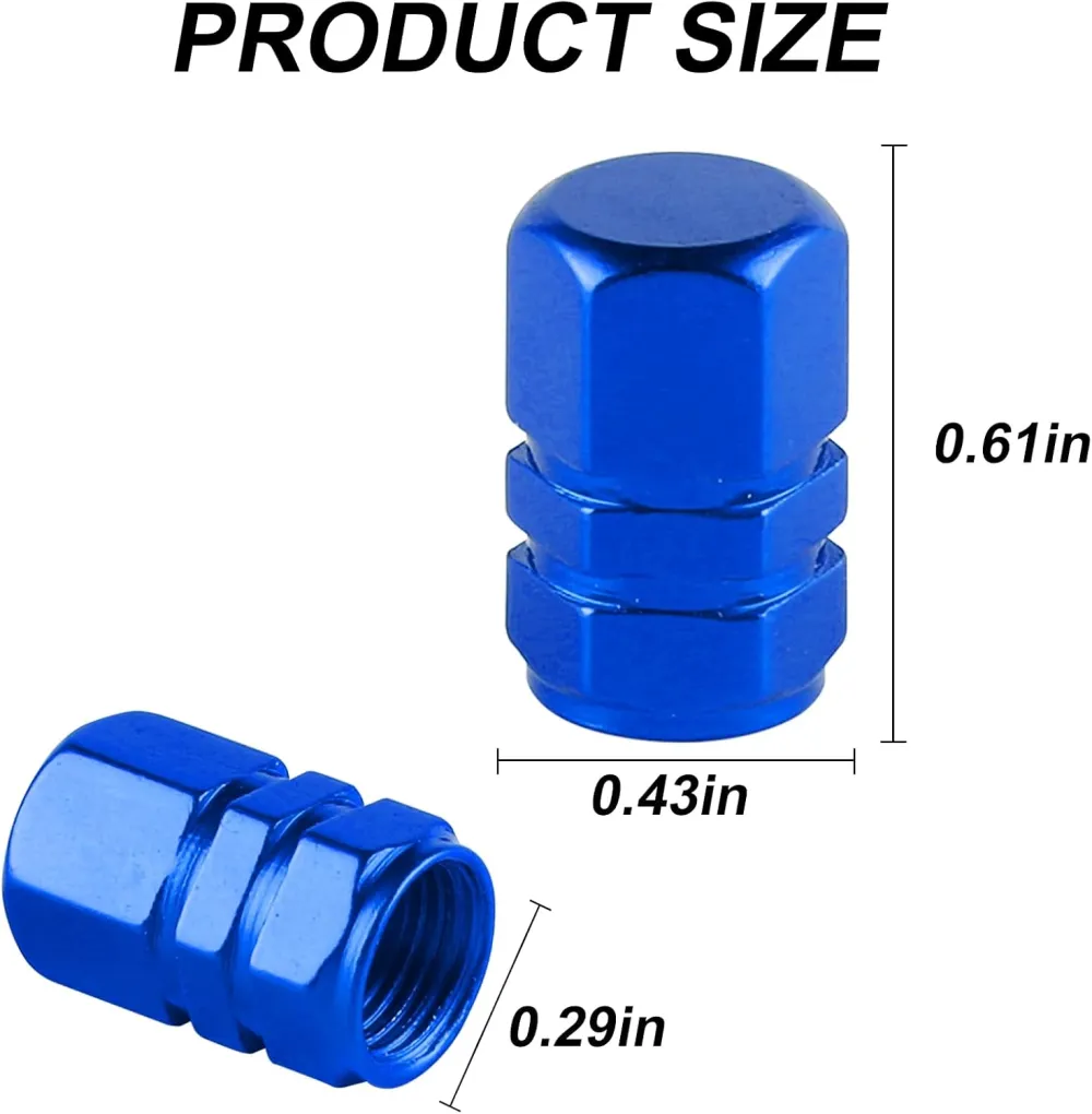 Aluminum Tire Valve Cap Set
