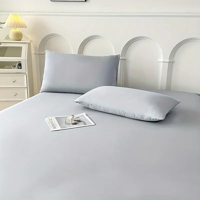Plain Soft Bed Cover