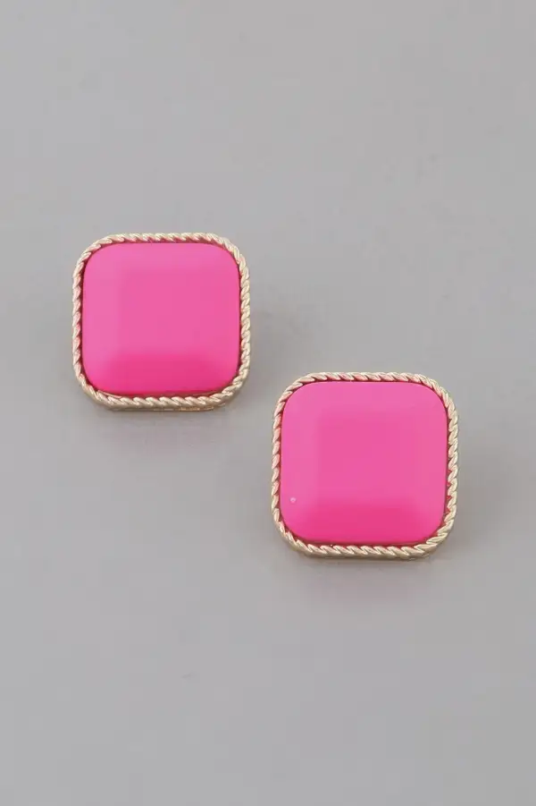 Antique Twisted Cubic Earrings