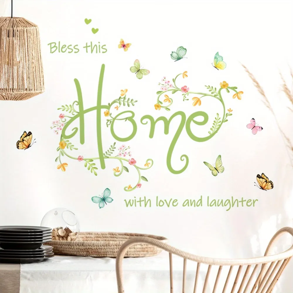 Floral Home Wall Decal