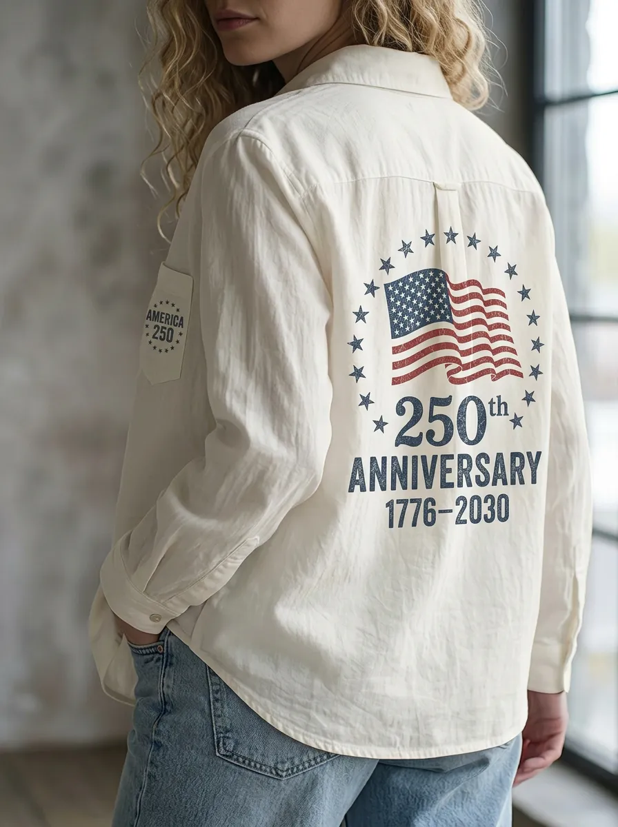 Usa Th Anniversary Casual Shirt Casual