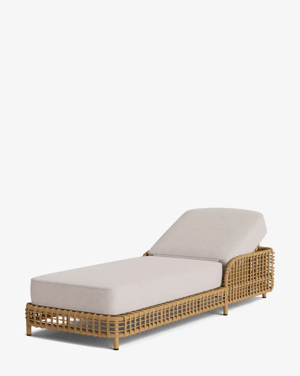 Woven Aluminum Outdoor Chaise