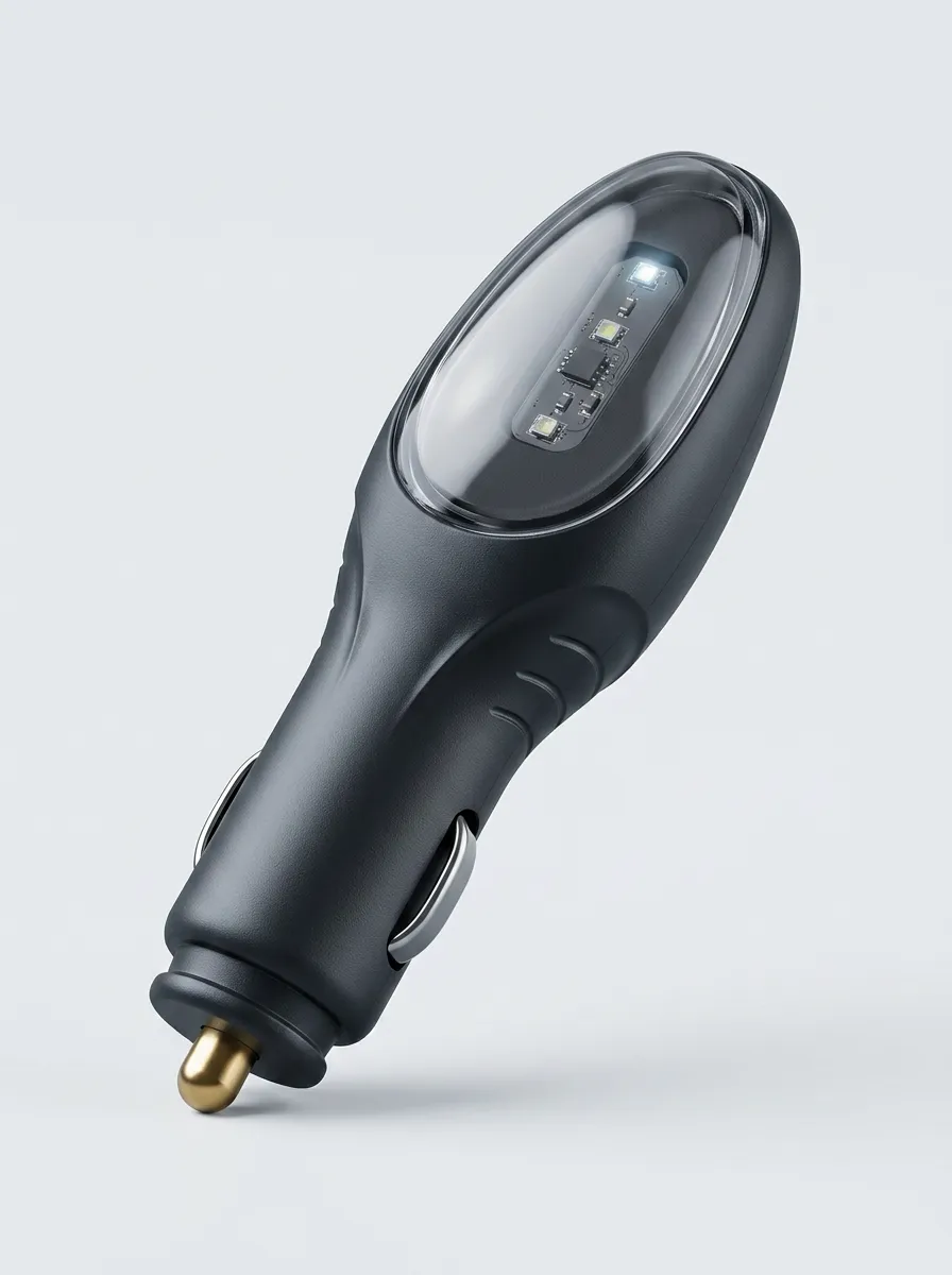 LED Indicator Car Fuel Saver Power-Socket Plug-In Device for Personal Vehicles