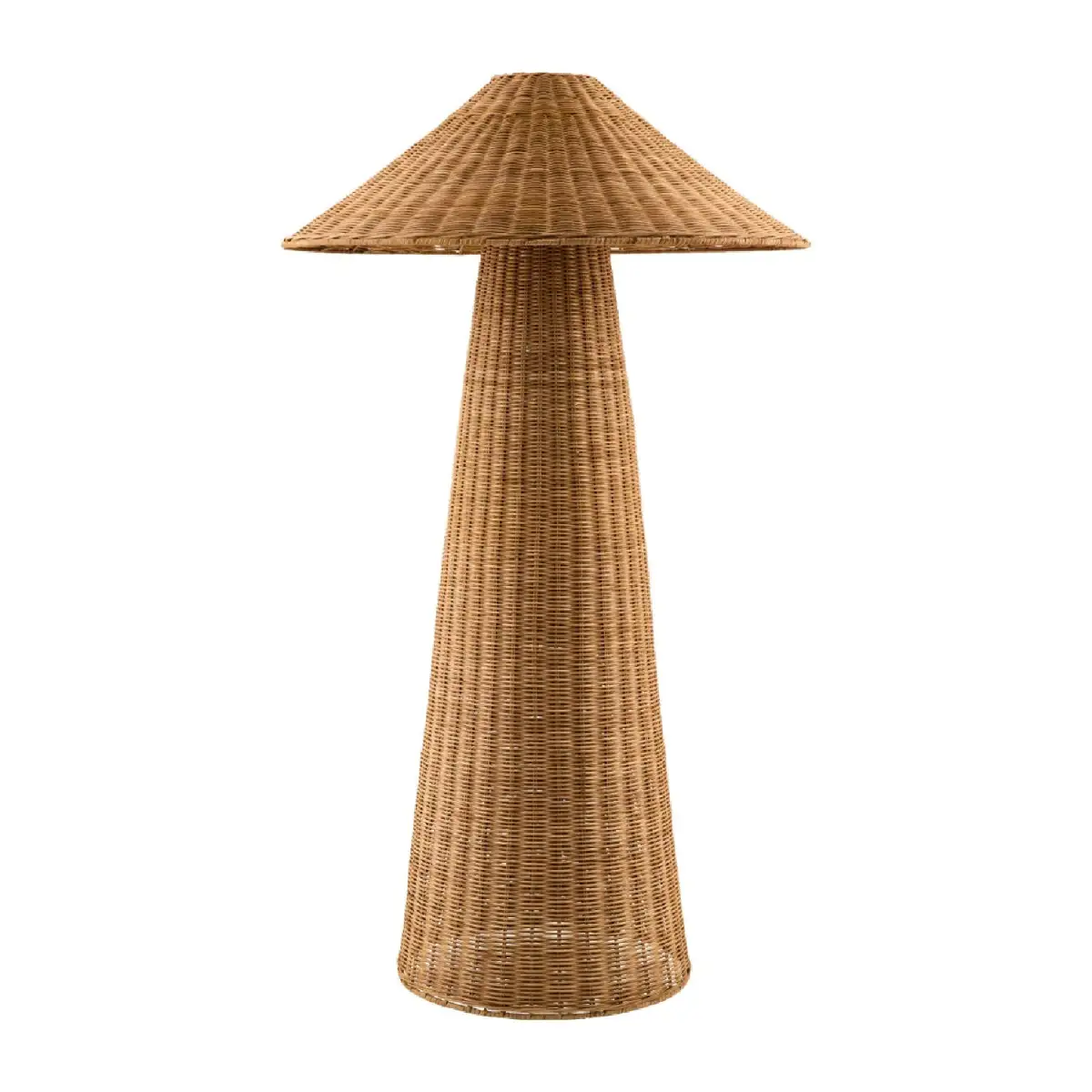 Modern Rattan Floor Lamp