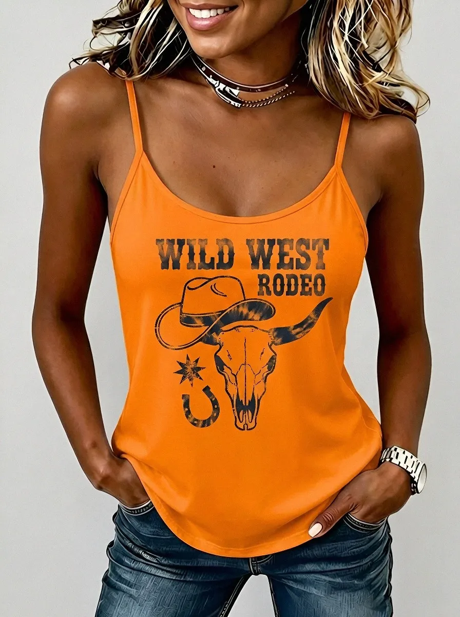 Wild West Rodeo Tank Top Minimal