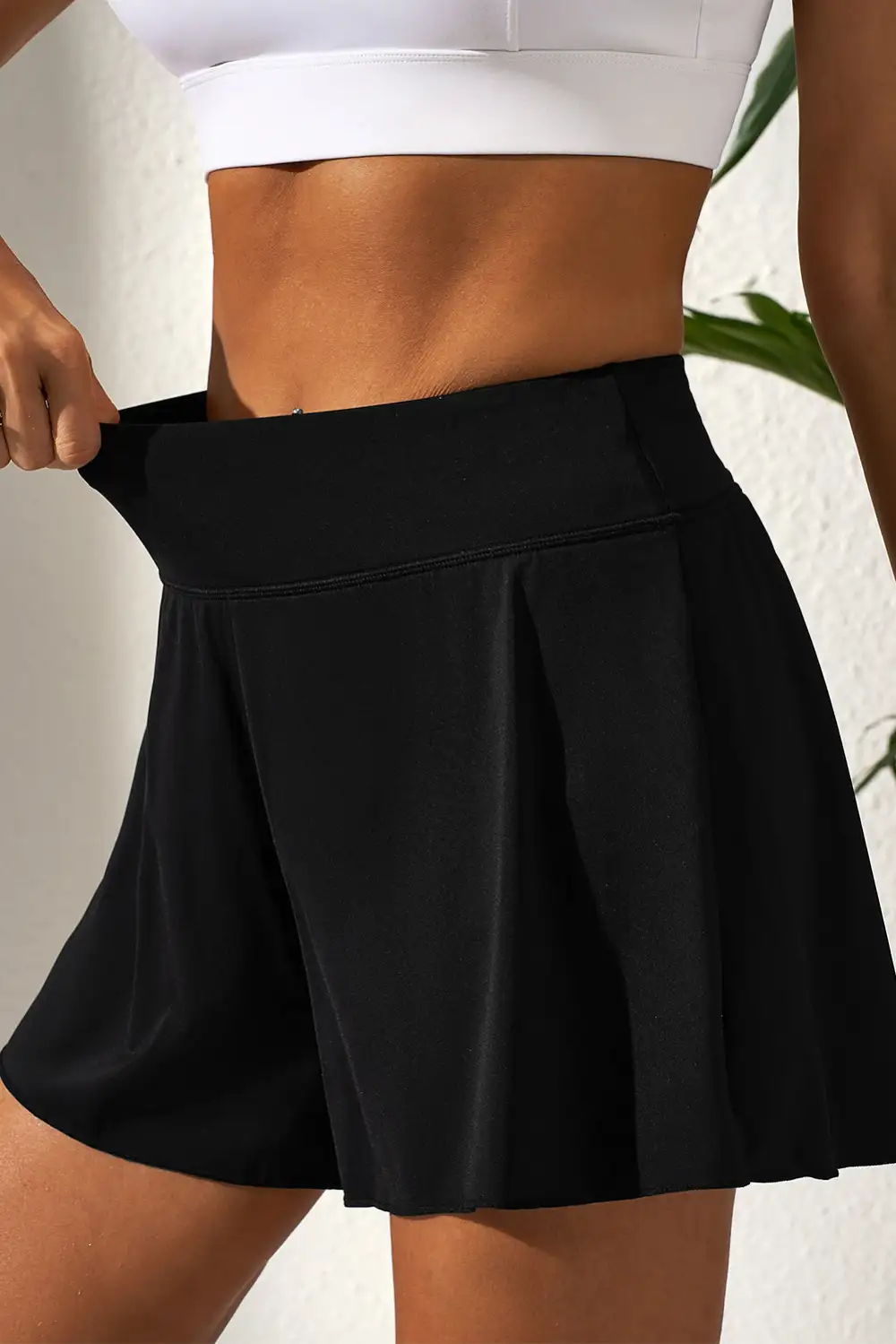 Clean High Waist Swimsuit Pants