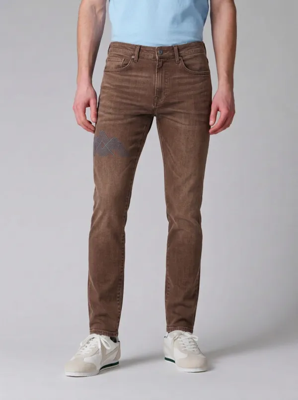 Men's Outdoor Mountain Graphic Stretch Jeans