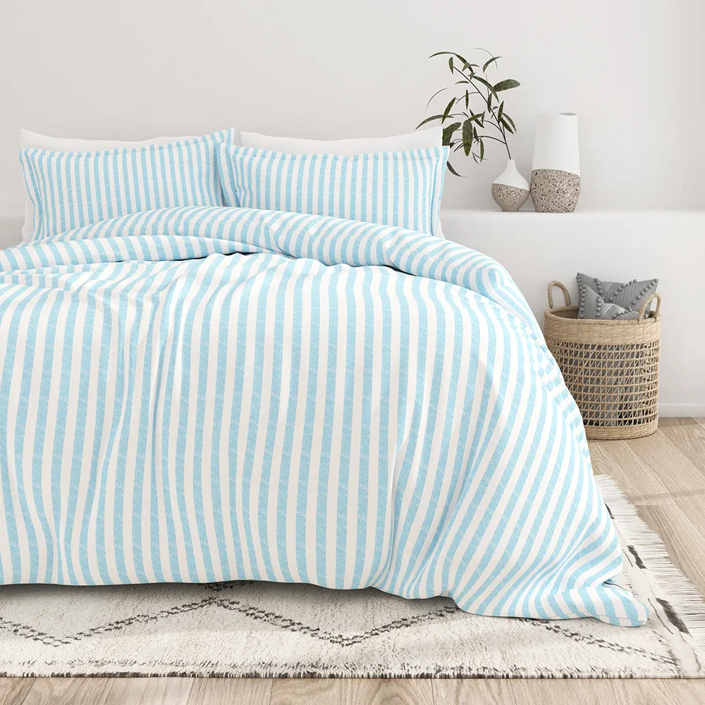 Rugged Stripes Pattern Duvet Cover Set