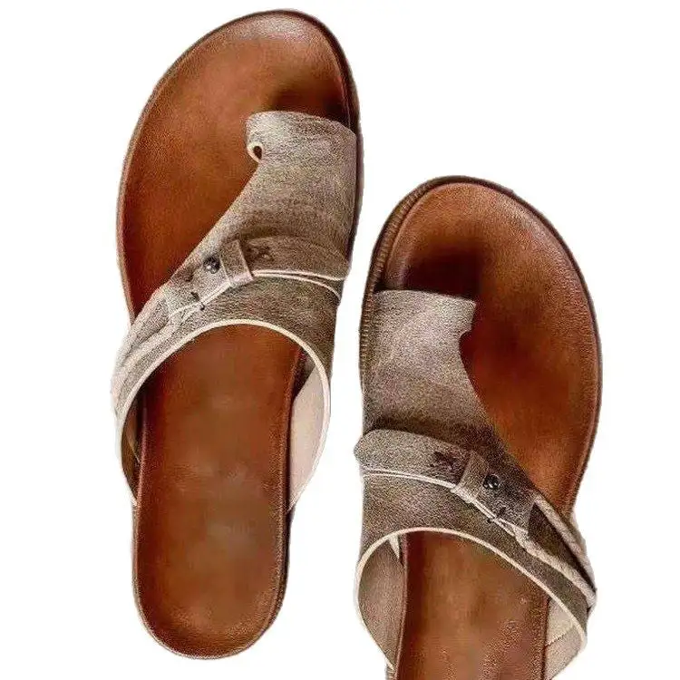 Textured Clean Profile Slide Sandals
