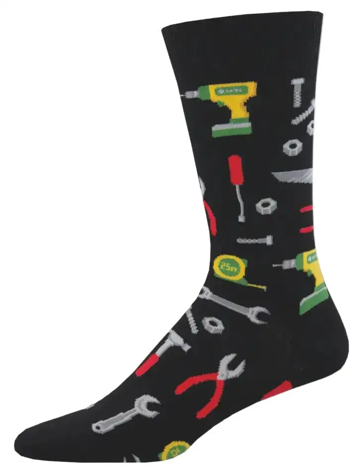 Classic Heart-Motif Cotton Crew Socks