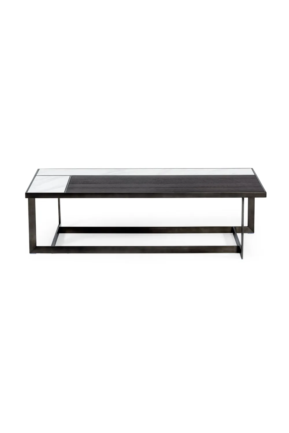 Low-Profile Marble Coffee Table