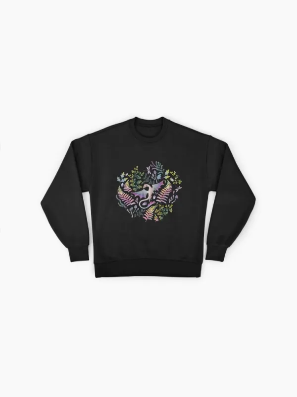Mythical Winged Goddess Art Sweatshirt