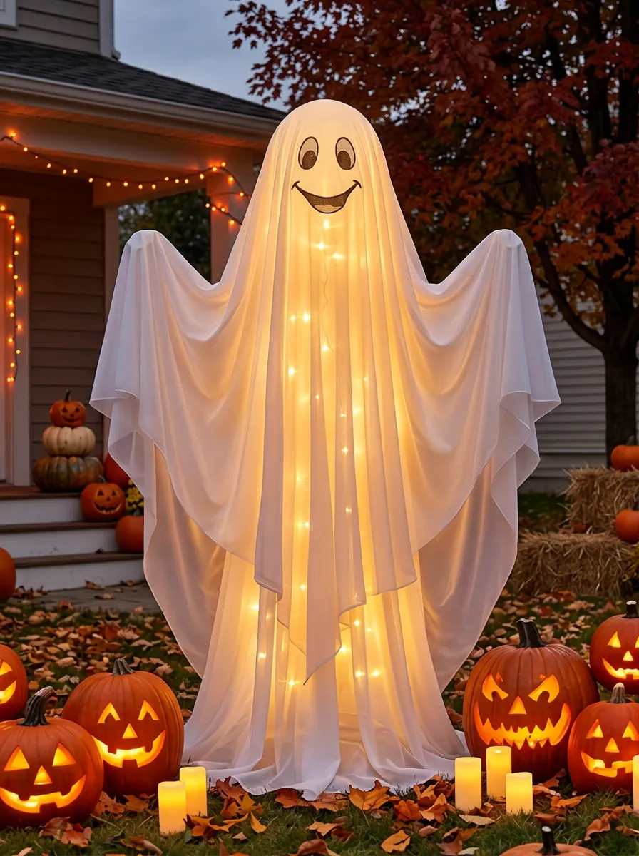 Ghost LED Yard Halloween Yard Decoration