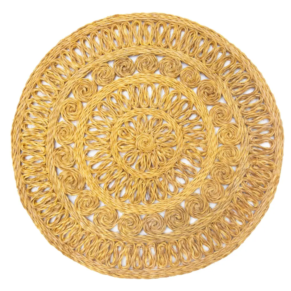 Woven Circle Abaca Placemat Set