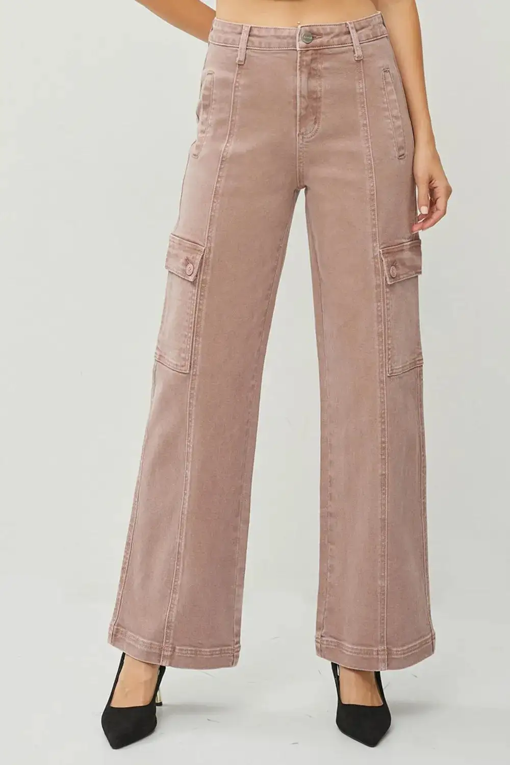 High Rise Wide Leg Jeans