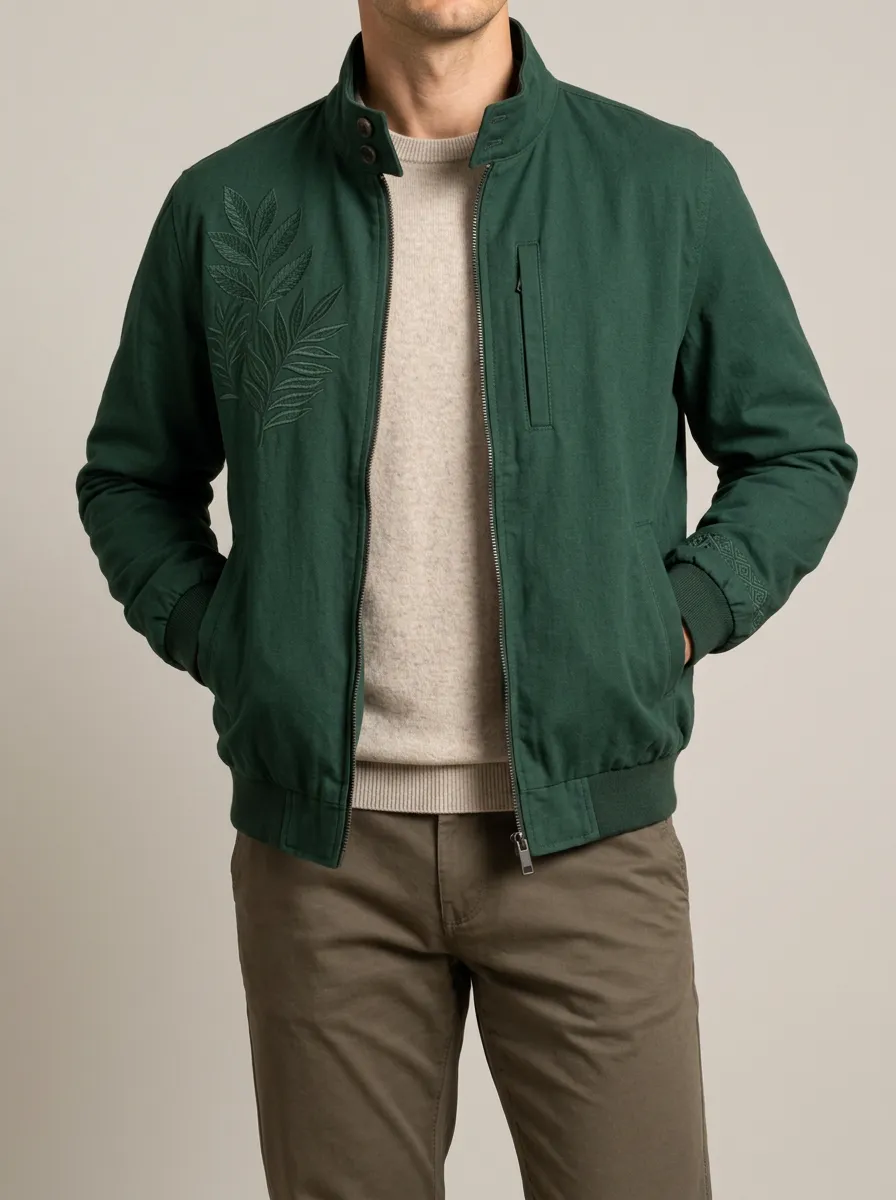 Embroidered Workwear Jacket